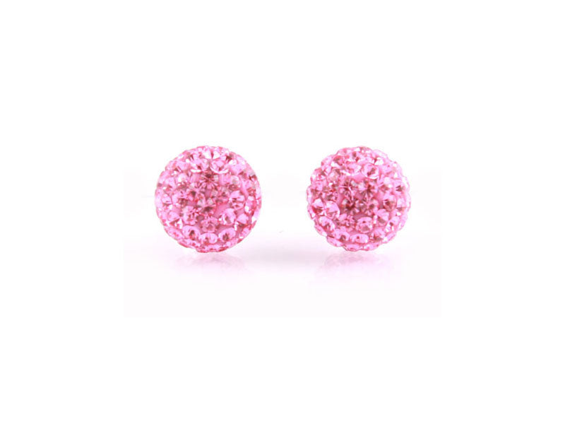 Shamballa Silver Earring