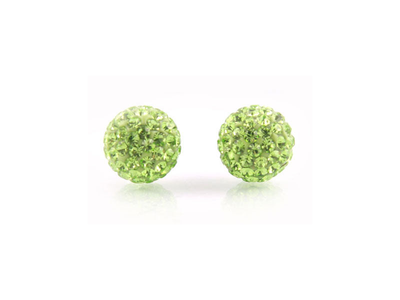 Shamballa Silver Earring