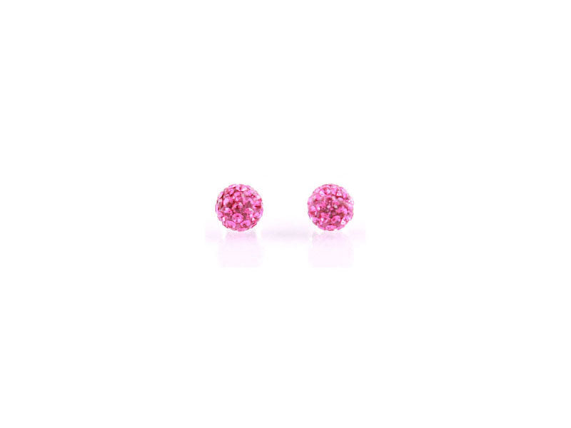 Shamballa Silver Earring