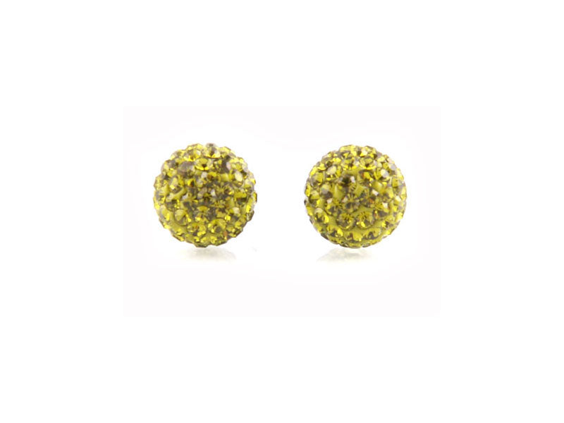 Shamballa Silver Earring