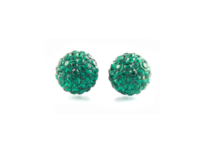 Shamballa Silver Earring
