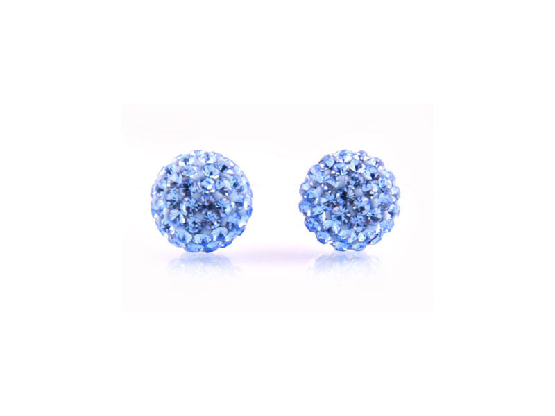 Shamballa Silver Earring
