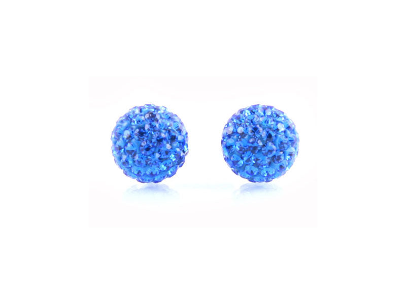 Shamballa Silver Earring