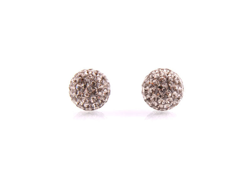 Shamballa Silver Earring