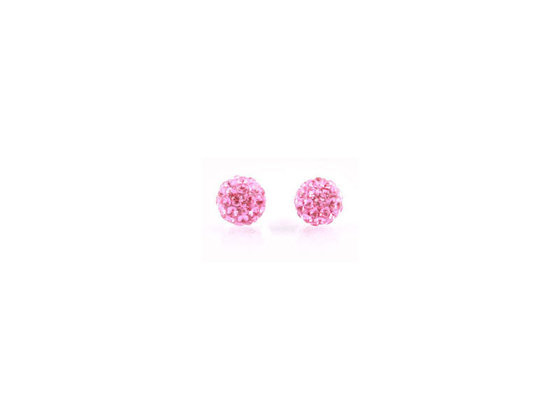 Shamballa Silver Earring