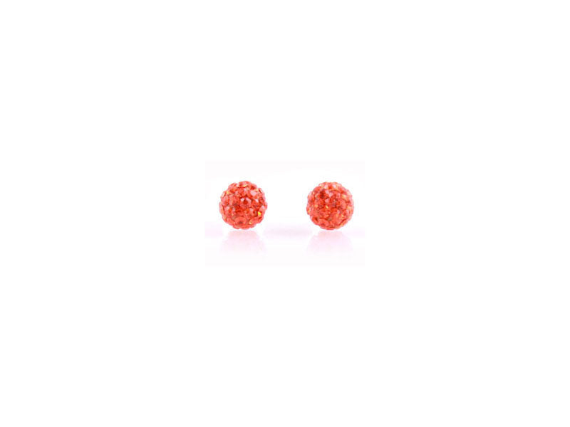 Shamballa Silver Earring