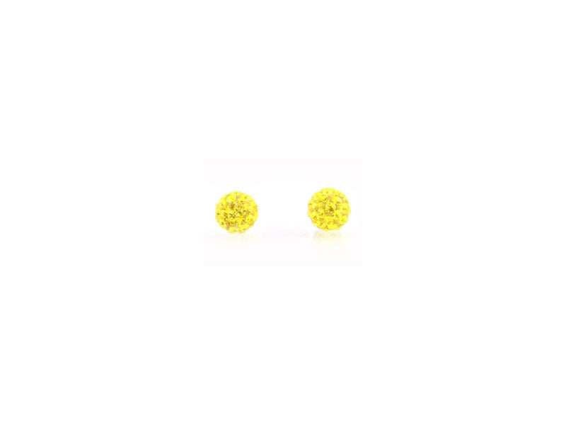 Shamballa Silver Earring