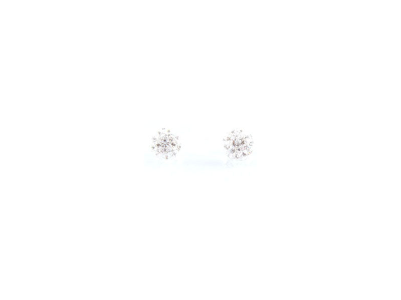 Shamballa Silver Earring