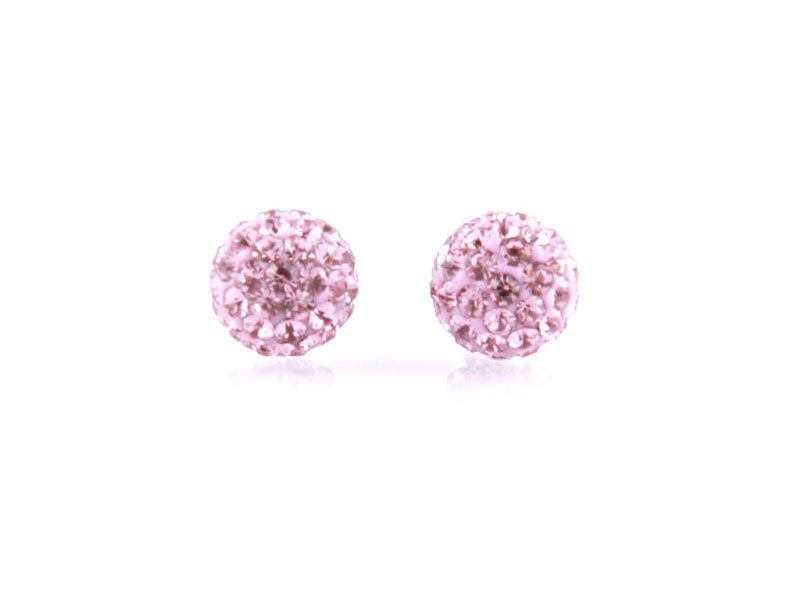 Shamballa Silver Earring