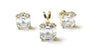 A Yellow Plated Silver White Cubic Zirconia Pendant And Earring Set