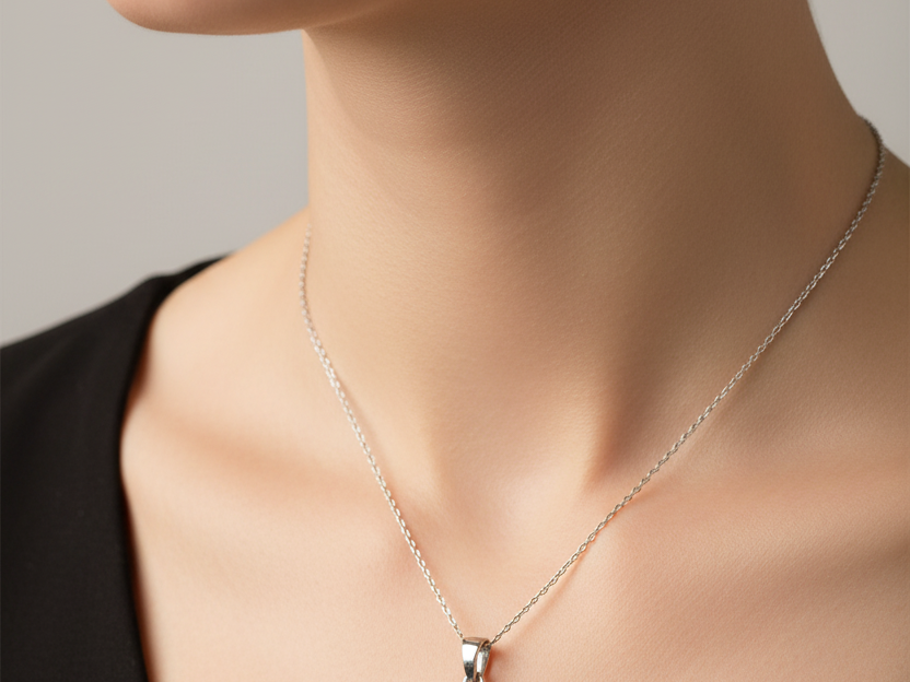 Silver Pink Cubic Zirconia Pendant And Earring Set