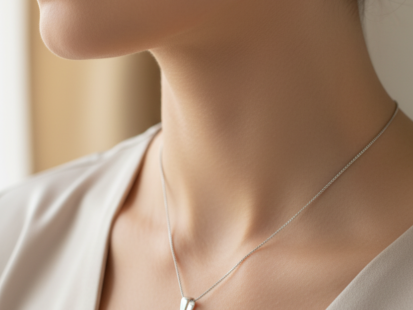 Silver White Cubic Zirconia Pendant And Earring Set