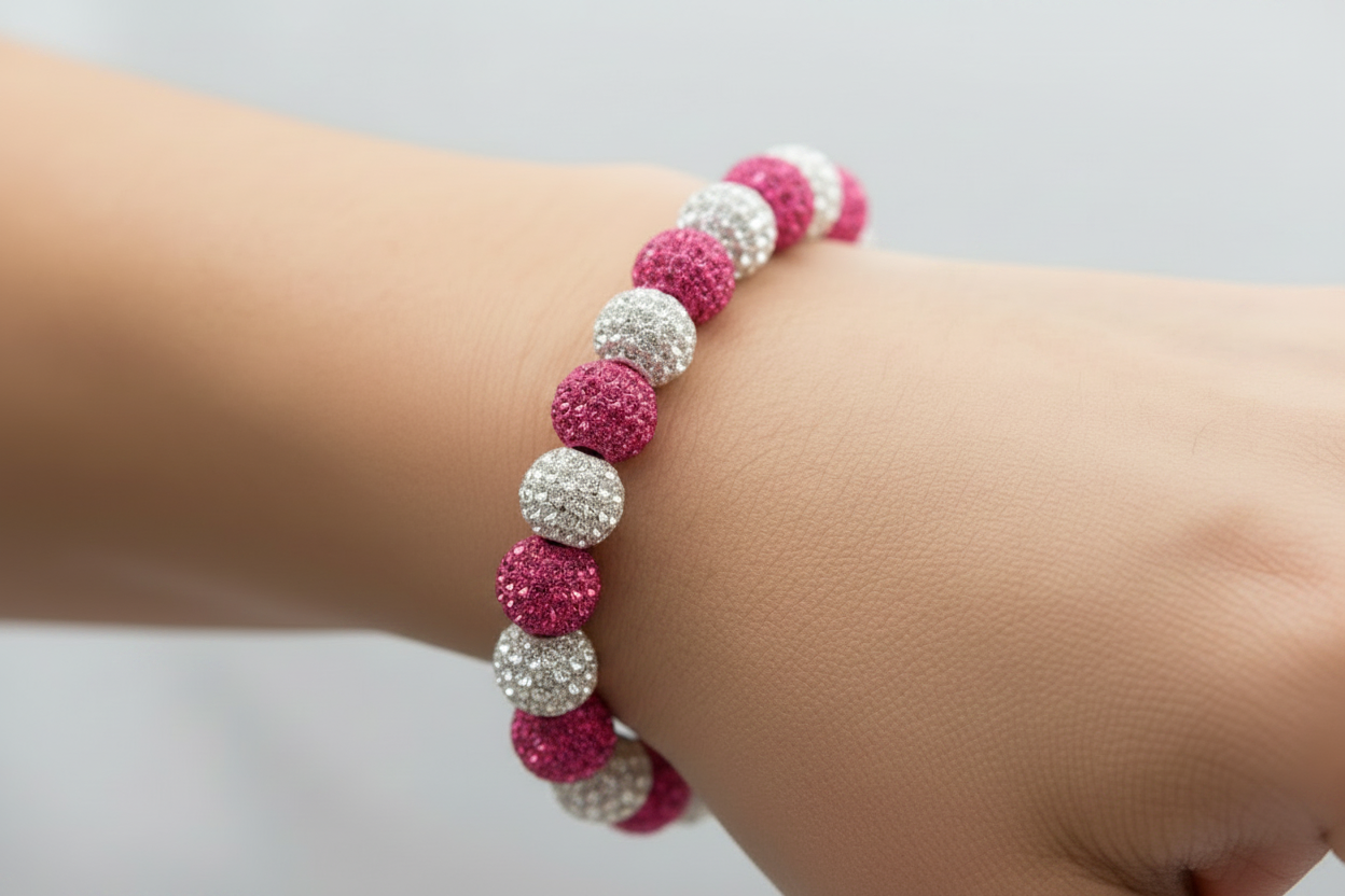 Shamballa Silver Bracelets