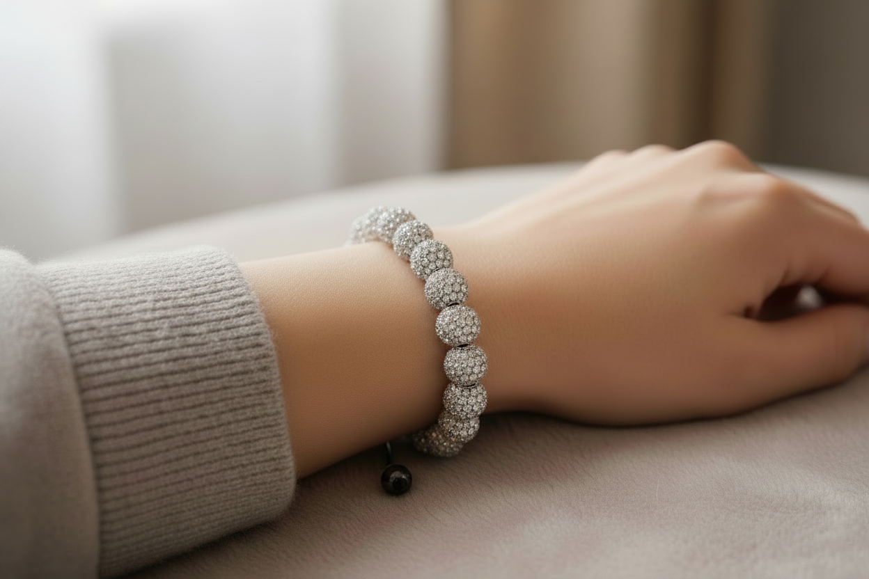 Shamballa Silver Bracelets