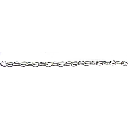 OVAL BELCHER SILVER CHAIN
