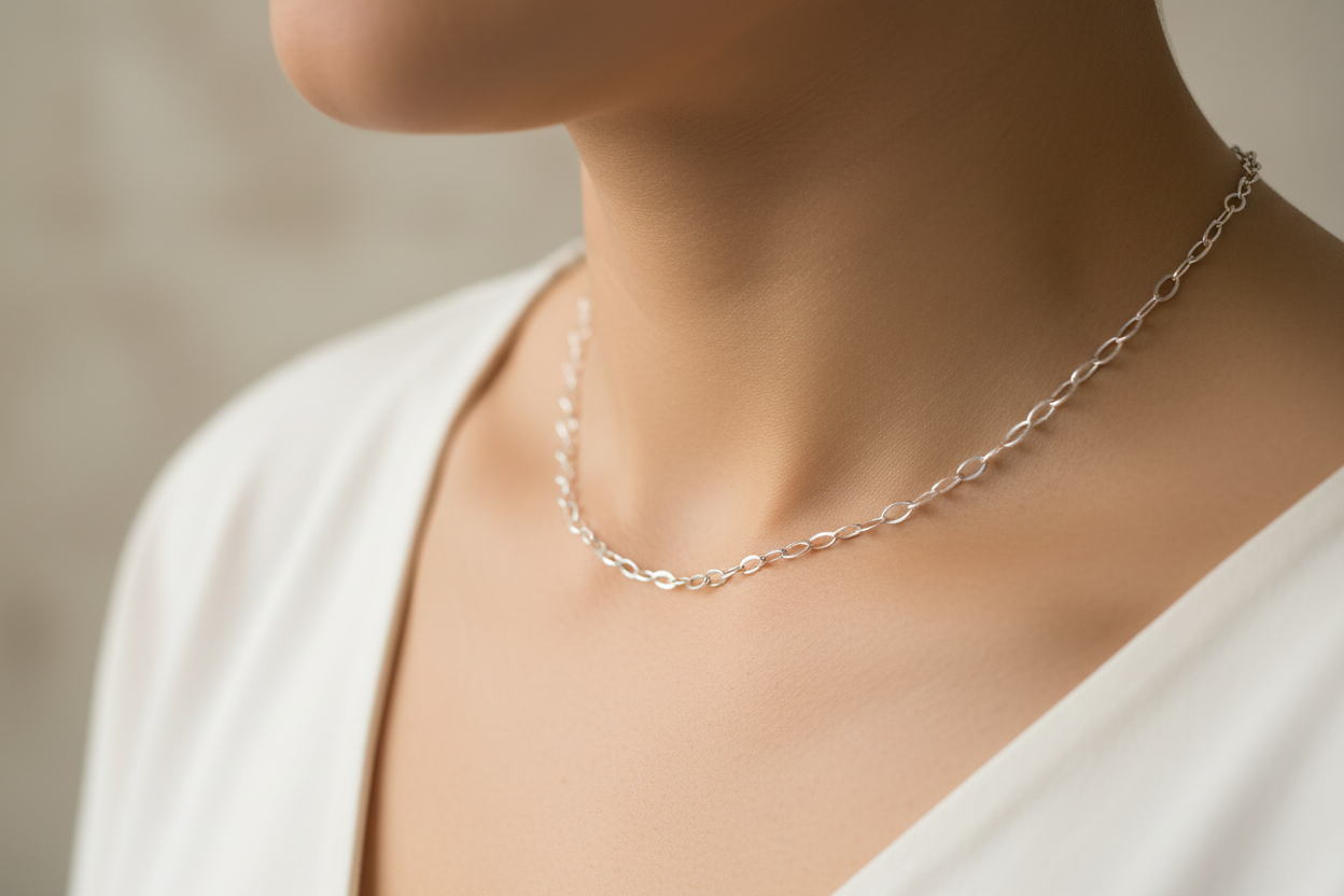 Lightweight Oval Belcher Chain