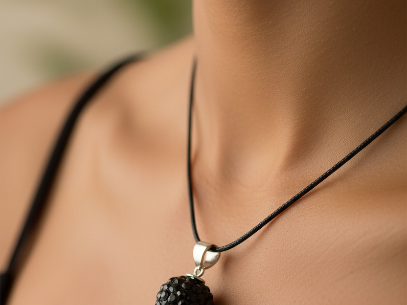 Shamballa Silver Pendant