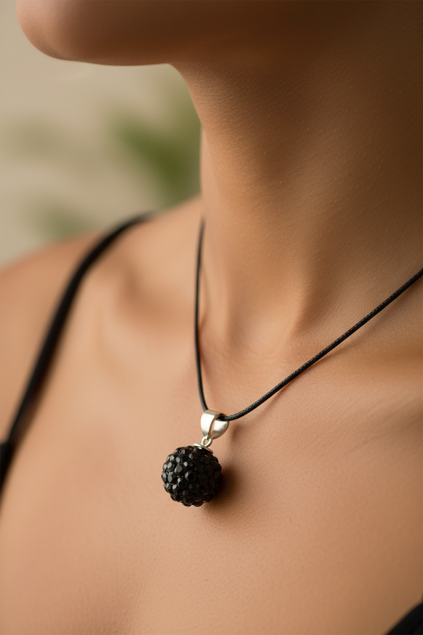Shamballa Silver Pendant