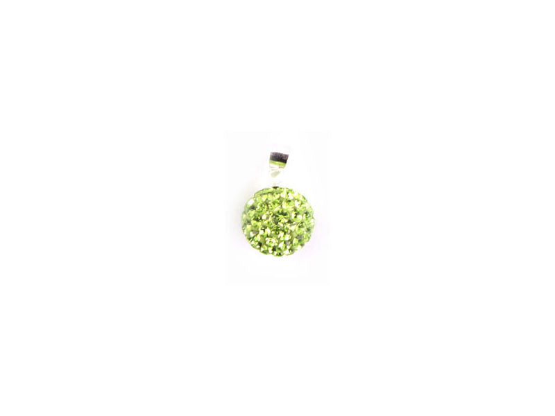 Shamballa Silver Pendant
