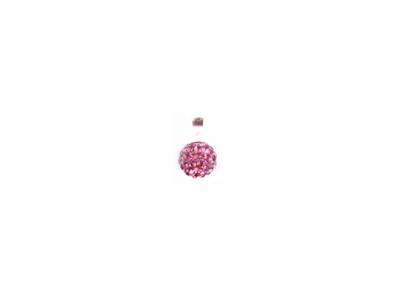 Shamballa Silver Pendant
