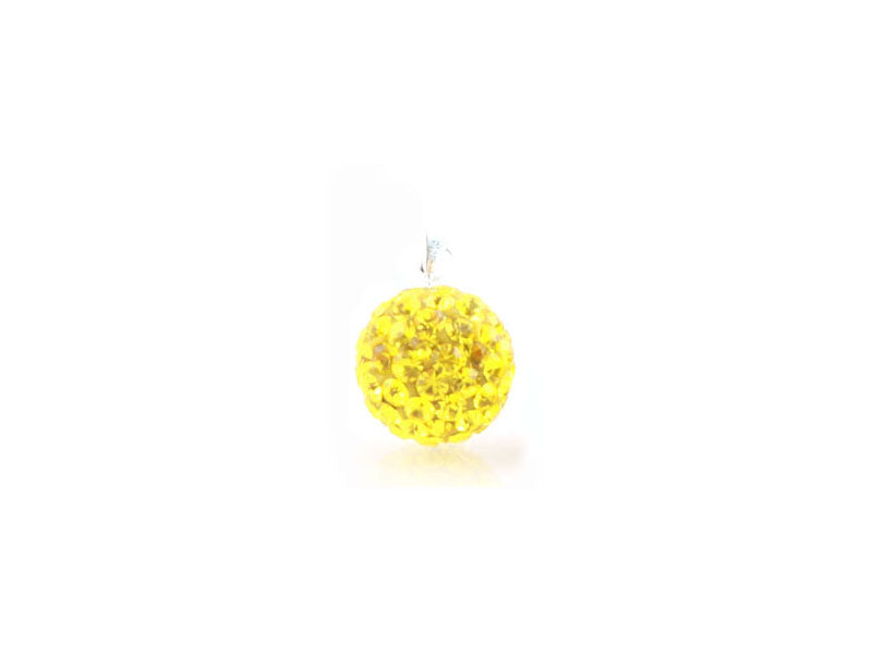 Shamballa Silver Pendant