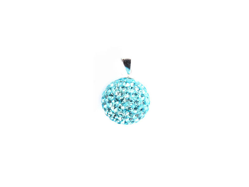 Shamballa Silver Pendant