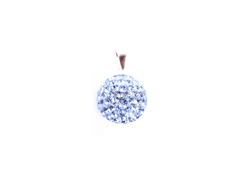 Shamballa Silver Pendant