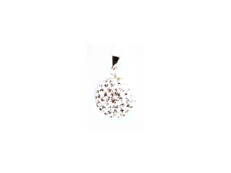 Shamballa Silver Pendant