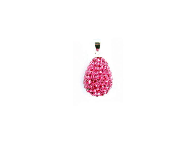 Shamballa Silver Pendant
