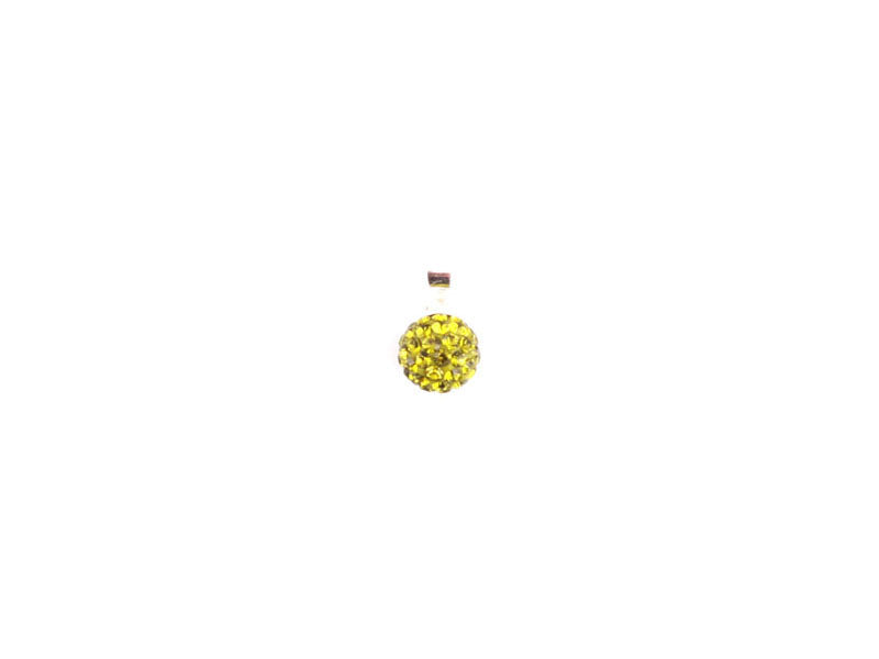 Shamballa Silver Pendant