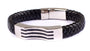 Leather Stainless Steel Bracelet