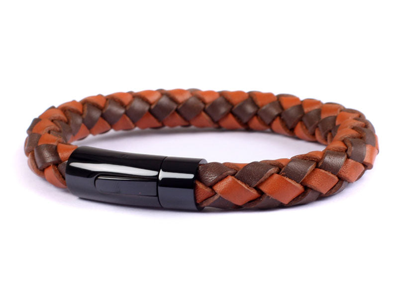 Leather Stainless Steel Bracelet