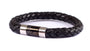 Leather Stainless Steel Bracelet