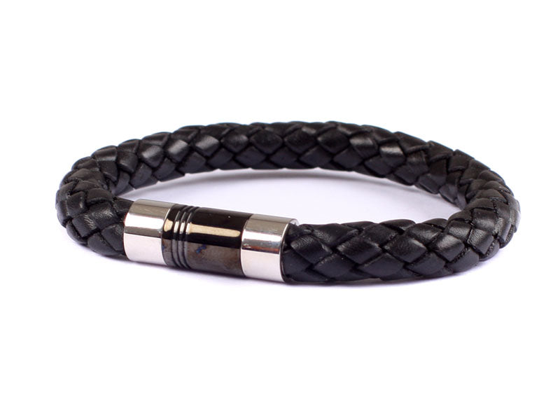 Leather Stainless Steel Bracelet