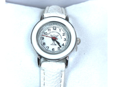 Holy Communion Silver Faced Watch Boxed.