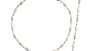 A Yellow Gold & Cubic Zirconia Necklace