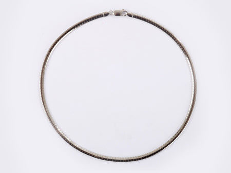 A Simply Silver Necklace.