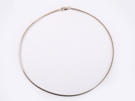 A Simply Silver Necklace.
