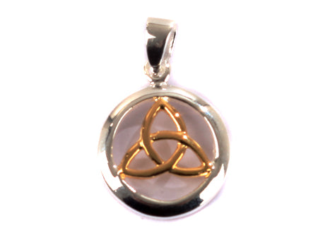 Yellow Gold Plated On Silver Pendant