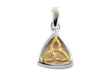 Yellow Gold Plated On Silver Pendant