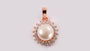 Rose Gold with Pearl Pendant