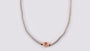 Silver with Rose Gold Plate Necklace