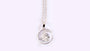 A White Cubic Zirconia Necklace.