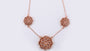 Silver with Rose Gold Plate Necklace