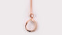 Silver with Rose Gold Plate Necklace