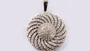 A White Cubic Zirconia Pendant