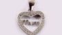 A White Cubic Zirconia Pendant
