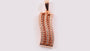 A Silver with Rose Gold Plate Pendant