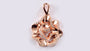 A Silver with Rose Gold Plate Pendant