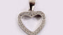 A White Cubic Zirconia Pendant